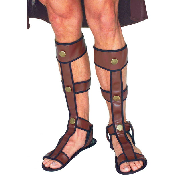 Ancient Egyptian Ankle Wrap Around Toe Strap Sandals Costume Accessory Adult Men